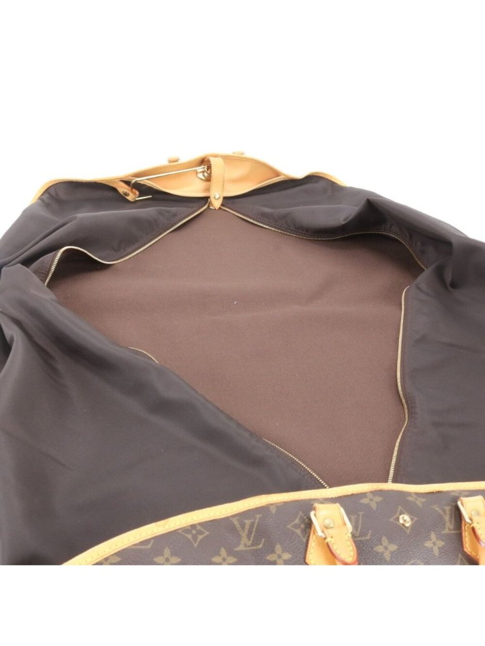 Louis Vuitton Monogram Porto Avi Leather Garment Boston Suitcase Business Travel - Picture 5 of 8